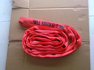 5 T Endless Polyester Round Lifting Sling For Large Objects Wear Resistance