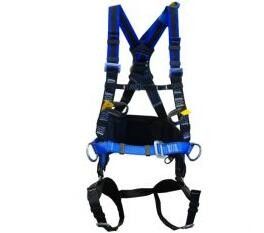 comprare Cavo di sicurezza pieno del corpo del multi punto blu, cablaggio rampicante del corpo con la cinghia di salvataggio online manufacture