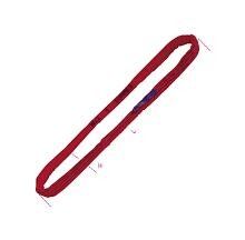 comprare Imbracatura rotonda del poliestere resistente rosso, un logo di sollevamento di 5 cinghie di tonnellata stampabile online manufacture