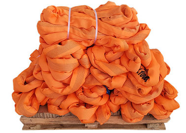 comprare Colore tessuto piano materiale dell'arancia del modello del poliestere rotondo senza fine resistente dell'imbracatura online manufacture