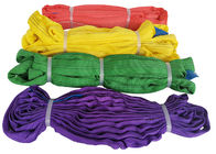 Soft Polyester Endless Round Sling Polyester Webbing Sling For Lifting