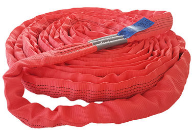 comprare Imbracatura rotonda senza fine 5000kg del multi poliestere rosso di scopo per il sollevamento pesante online manufacture