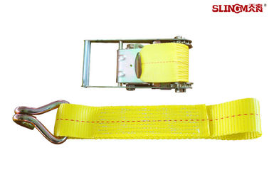 comprare Un cricco a 4 pollici da 30 piedi lega giù le cinghie/il giallo di controllo del carico Hugger del carico per il peso leggero del motociclo online manufacture
