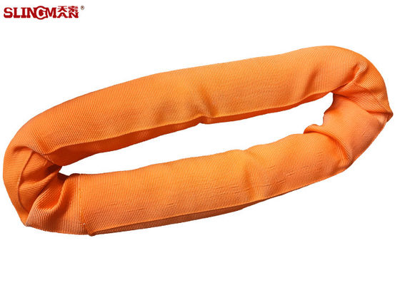 comprare Delicatamente arancia imbracature senza fine del poliestere da 20 tonnellate, occhio per osservare le imbracature di sollevamento duplex online manufacture