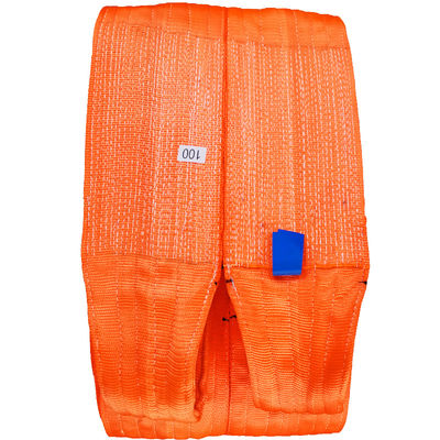 comprare Colore arancio duplex dell'imbracatura di sollevamento del poliestere della tessitura 60T online manufacture
