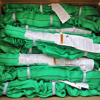 comprare Verticale rotondo senza fine dell'imbracatura del poliestere verde 6000 libbre di 5-1 di FATTORE DI PROGETTO online manufacture