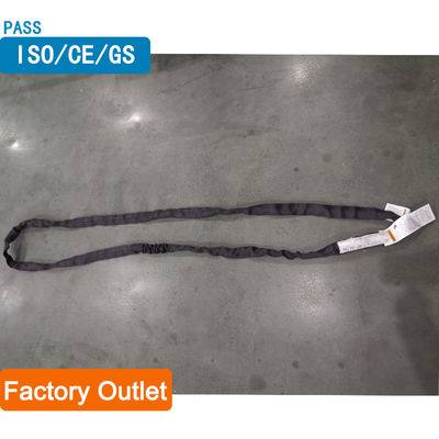 comprare Giacca Twill Tissue Polyester Round Sling Nero Heavy Duty Verticale 2 tonnellate online manufacture